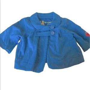 Sprockets Turquoise Blue Toddler Coat